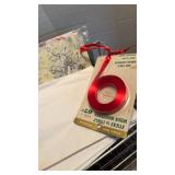 3-Tier Wire Letter Tray Desk Organizer and Tissue Paper and Ribbon.