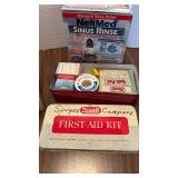 Rexall Company First Aid Kit with NeilMed Sinus Rinse and more