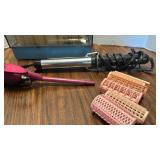 Clairol Kindness Instant Hairsetter with other Irons