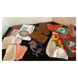 Pot holders and dish towels