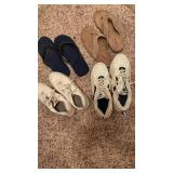 Ladies New Balance shoesand flip flops  12-13