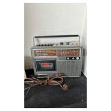 Dream Machne and GE radio and cassette recorder