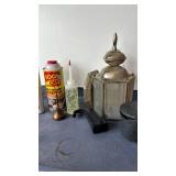 Seed sprouted, light fixture, oil can, car ashtray and more