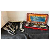 Socket set and hand tools