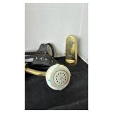 Shower head and faucet and weights and grippers