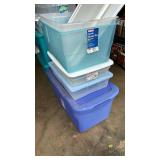 Five Storage bins