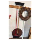Pine Cone Wreath with Brooms and more
