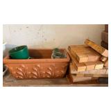 Wooden Stackable Nesting Bowls, Pot and Planter
