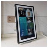 ATOPHK Ech_ooo Show 15 Stand - 360° Swivel & 50° Tilt Aluminum Base, Non-Slip Silicone Pad, Lifetime Durable Design, Only Made for Echo Show 15 Silver 025-02