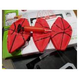 Larger 17 x 12 Indoor Basketball Hoop With 9 Large Dunk Rim for Kids Adults, Over The Door Hoop 4 Balls, Wall Mount Hoops for Yard Outdoor Shatterproof Backboard- Stocking Stuffer Gift for Boy Teen