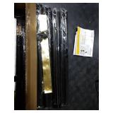 ParseBio Wedding Sign Holder, 68x31x 20 Adjustable Black Welcome Sign Stand with Leather Sign Hanging Straps, Sign Rack,Heavy Duty Easel for Valentines Day, Wedding Seating Chart Stand