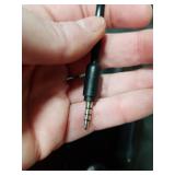 HEEPDD Retro Handheld Cell Phone Receiver, Black Wired Telephone Handset with Microphone, 3.5mm Connector for Mobile Phones, Computers