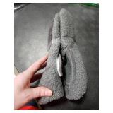 BARERUN Unisex Mens Womens Cozy Slippers Casual Slip on Warm House Shoes Indoor Outdoor Flat Sandal Slippers With Rubber Sole Wide Shoes Grey 9.5-10 Women 8-8.5 Men