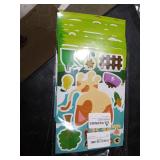 36 PCS Farm Animal Stickers Sheets, Make-a-face Sticker, Make Your Own Stickers for Kids Farm Themed Party Favors Supplies Craft Birthday Gift for Girls Boys