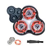 SH90 Shaver Replacement Heads Whole Head Part Compatible with Philips Norelco 9000 Replacement Heads,9000 Replacement Head Compatible with Series 9000 S9531 S8950 S8980/12 S9721/84 S9511 S9311/21 Etc