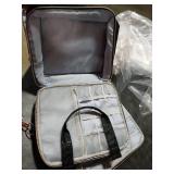 Nail Polish Organizer Case,3 Layer Nail Polish Organizer Bag Holds 84 Bottles (15ml/0.5 fl.oz) Nail Supplies Organizer,Nail Bag PU Leather Nail Carrying Nail Kit Supplies Organizer Case (Black) USED S