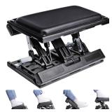 Scalebeard Foot Rest for Under Desk at Work,Height Adjustable Infinite Angle Ergonomic Foldable Footrest for Office, Gaming,Computer, Removable Pad Desk Foot Stool with Massage Beads,for All Seasons