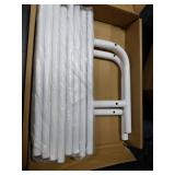 Kids Clothing Rack - Dress Up Clothes Rack - Baby Toddler Closet - Mini Freestanding Coat Racks with 2 Fabric Shelves - Small Kids Costume Wardrobe - Garment Rack for Hanging Clothes Organizer