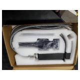 VOTON Black Bathroom Faucets Modern Waterfall Bathroom Sink Faucet Matte Black Single Handle Bathroom Faucet for 1 or 3 Holes with Deck Plate and Pop-Up Drain, Rv Sink Camper Farmhouse Bathroom Faucet