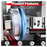 Trivd Frol Manual Wire Stripping Machine, Gauge Wire 0.06-1, Scrapping Copper Wire Peeler Machine, Drill Powered/Hand Crank Dual-drive Wire Stripper Tool for Scrap Copper Recycling & DIY etc.