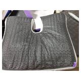 C CUSHION LAB Patented Pressure Relief Seat Cushion for Long Sitting Hours on Office/Home Chair, Car, Wheelchair - Extra-Dense Memory Foam for Hip, Tailbone, Coccyx, Sciatica - Light Grey