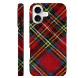 DAIZAG Case Compatible with iPhone 17,Durable Shock Protection Cover for Girl Women,Christmas Tartan Plaid