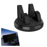 Dogary 1 PC Car Dashboard Phone Mount, 360 Degree Rotating in Car Phone Mount, Anti-Slip Center Console Phone Fixing Device, Suitable for Various Dashboards (Black)