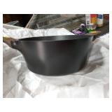 SENSARTE Nonstick Stock Pot with Lid, 2.6/4.5/6.6/8.5 QT Soup Pot Casserole Pot, Healthy Pasta Pot, Large Deep Cooking Pot, Big Sauce Pot Stew Pot, Induction Compatible, PFOA PFOS APEO Free, Black