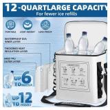 Portable Ice Machine for Knee After Surgery, Programable Cold Therapy Machine for Knee Replacement Recovery with Ice Pack, Cryotherapy System with Compression Pad for Shoulder, Hip, Ankle Pain Relief