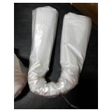 Dinifee 200 Pcs Shredder Bags Bulk, Use for Small Medium Large Shredders,Quality, Strong, Clear, Fits Most Shredders (10 Gallon Size)