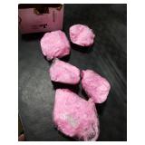 Juinte 5 Pcs Wedding Feather Boa 2.19 yd Turkey Chandelle Feather Boas Bulk Outfit Party Decors for Women Men Costumes(Pink)