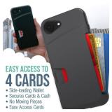 SmartishÂ® iPhone 16 Pro Wallet Case - Wallet Slayer Vol. 1 [Slim + Protective] Credit Card Holder - Drop Tested Hidden Flip Card Slot Cover Compatible with Apple iPhone 16 Pro - Moving Mountains