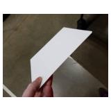 Sosation 6 Pcs Square Plastic Flat Blank Plate Wall Hole Cover Ceiling Cover Plate with 48 Pcs Double Faced Adhesive Tape for Ceilings or Wall(7 Inch)