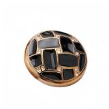 5PCS Gold White Pearl Buttons Fastener - Versatile Sewing Accessories for DIY Garment, Clothing, Handmade Projects, and Scrapbooking