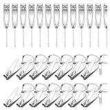 Mudder 23Pcs Fingernail Nail Clippers Bulk Stainless Steel Toenail Clippers Thick Portable Travel Manicure Kit for Men and Women(Multifunctional Style)