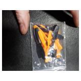 uxcell RC Propellers 55mm CW CCW 2-Vane Main Rotors Black Orange 8 Pairs