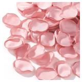 CNYMANY 200pcs Rose Petals, Silk Blush Pink Flower Petals for Wedding Flower Girl Basket Peach Pink Rose Petals Bulk for Aisle Table Centerpieces Bridal Shower Decorations Proposal Party