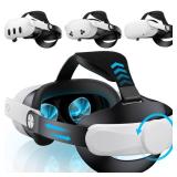 Kawaye for Meta Quest 3S/Quest 2/Quest 3 Head Strap, Adjustable Halo Strap Replacement for Elite Strap, VR Headset Strap Enhanced Support&Comfort Reduce Facial Pressure