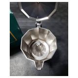 Bellemain Stovetop Espresso Maker | Italian Moka Pot Espresso Maker, Classic Aluminum Design Mocha Pot for Home Brewing & Camping | Easy to Use & Clean - 6-Cup, Silver