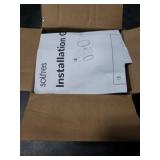 Solfres Patented Innovative Design Headboard Reading Light. No Drilling Golden Book Light for Bedtime Reading. Dimmable LED Book Reading Lamp with Bulb. Movable & Flexible, Black