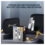 BESTBOMG Hair Clippers & Trimmer Ceramic T-Blade Cordless Haircut Sets Rechargeable 2000mAh/1200mAh with 10 Guide Combs & for Men/Father/Husband/Boyfriend