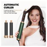 5 in 1 Blow Dryer Brush, Upgrade Hair Dryer Brush Set Negative Ion Air Styler Curling Wrap Air Curler, Hot Air Brush Curling Iron Hair Styling Tools As A Gift for Straight/Curl/Dry/Smooth