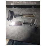 CABORIALLAN Motorcycle Rear View Mirrors, Adjustable 360° Rotating Stealth Wind Wing Side Mirrors Compatible with Kawasaki Z400 Z650 Z1000 Duke 125 200 250 390 690 790 1290 etc (8mm, 10mm)