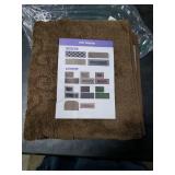 COSY HOMEER Door Mat 24x36,Absorbent Dirt Trapper Entryway Rugs,Non-Slip Welcome Mat,Washable Entry Rugs,Low Pile Doormat for Front Back Door,Wet Shoes & Paws,Brown