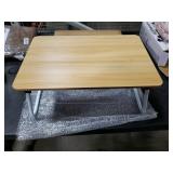 Ruxury Foldable Lap Desk Laptop Stand Bed Desk Table Tray, Breakfast Serving Tray, Portable & Lightweight Mini Table, Lap Tablet Desk for Sofa Couch Floor - Wood