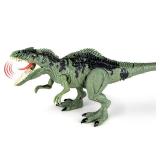 Covsen Giganotosaurus Dinosaur Toys for Kids Ages 3-8, Action Figure with Roaring Sound, Lights & Attack Motion Realistic Dino Toy for Boys & Girls Birthday Gift for Dinosaur Lovers. PLASTIC C