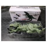 Covsen Giganotosaurus Dinosaur Toys for Kids Ages 3-8, Action Figure with Roaring Sound, Lights & Attack Motion Realistic Dino Toy for Boys & Girls Birthday Gift for Dinosaur Lovers. PLASTIC C