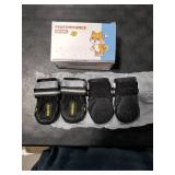 QUMY Dog Shoes for Large Dogs, Medium Dog Boots & Paw Protectors for Winter Snowy Day, Summer Hot Pavement, Water-Resistant in Rainy Weather, Outdoor Walking, Indoor Hardfloors Skid-Resistant Sole