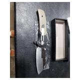 Eafengrow EF69 Pocket EDC Knife with Clip,Flipper Folding Knife for Camping Survival and Outdoor Activities Liner Lock. (EF69-desert)