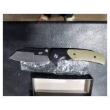 Eafengrow EF69 Pocket EDC Knife with Clip,Flipper Folding Knife for Camping Survival and Outdoor Activities Liner Lock. (EF69-desert)